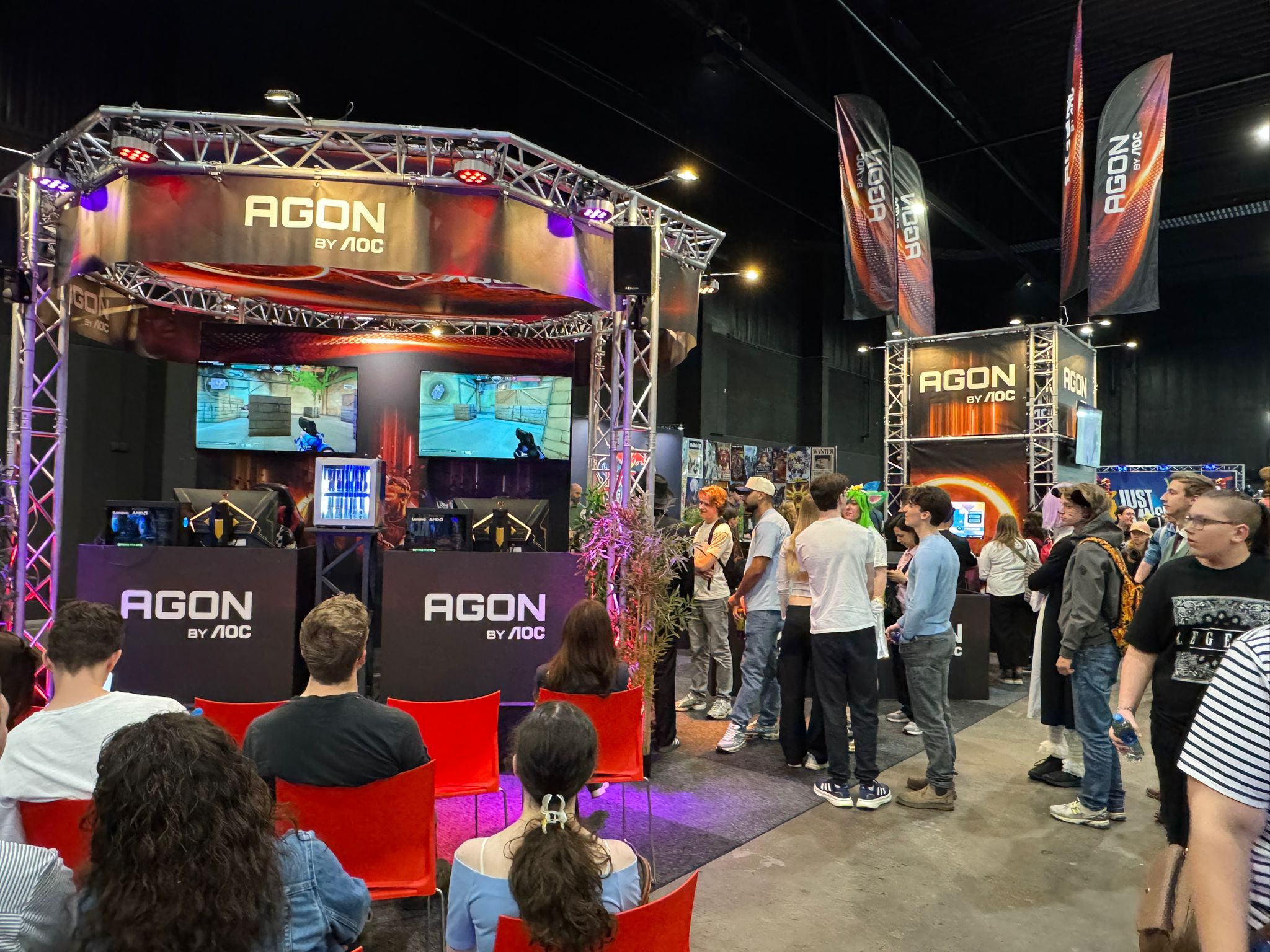 AOC gaming activatie op de beursvloer